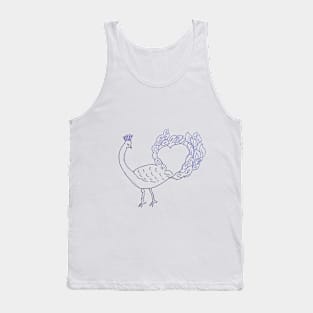 Romancing Peacock Tank Top